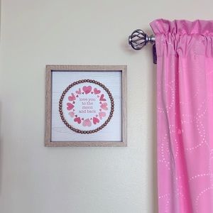 Love You to The Moon and Back Farmhouse Nursery Kids Room Valentines Wedding